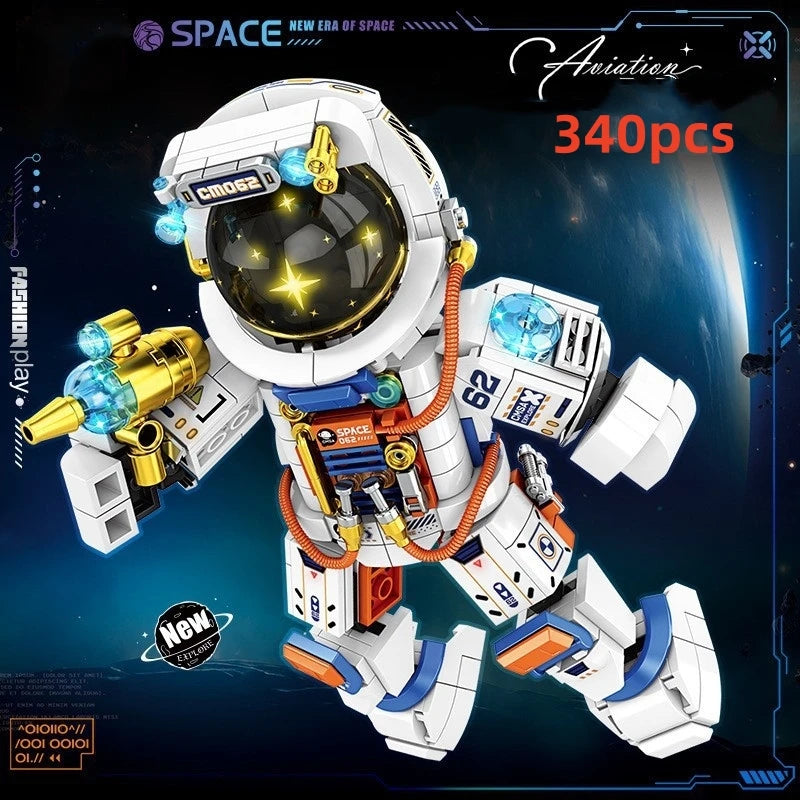 HOVFELER City Shuttle Satellite Rocket Building Blocks Set with Astronaut Figure 340Pcs Without Box 1 / CHINA