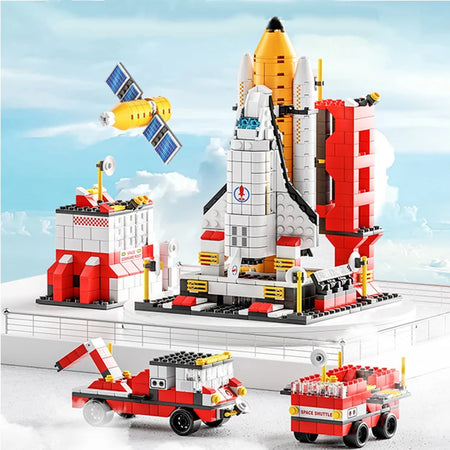 JIAJIALE Space Rocket Launch Model Building Blocks Set 1000pcs