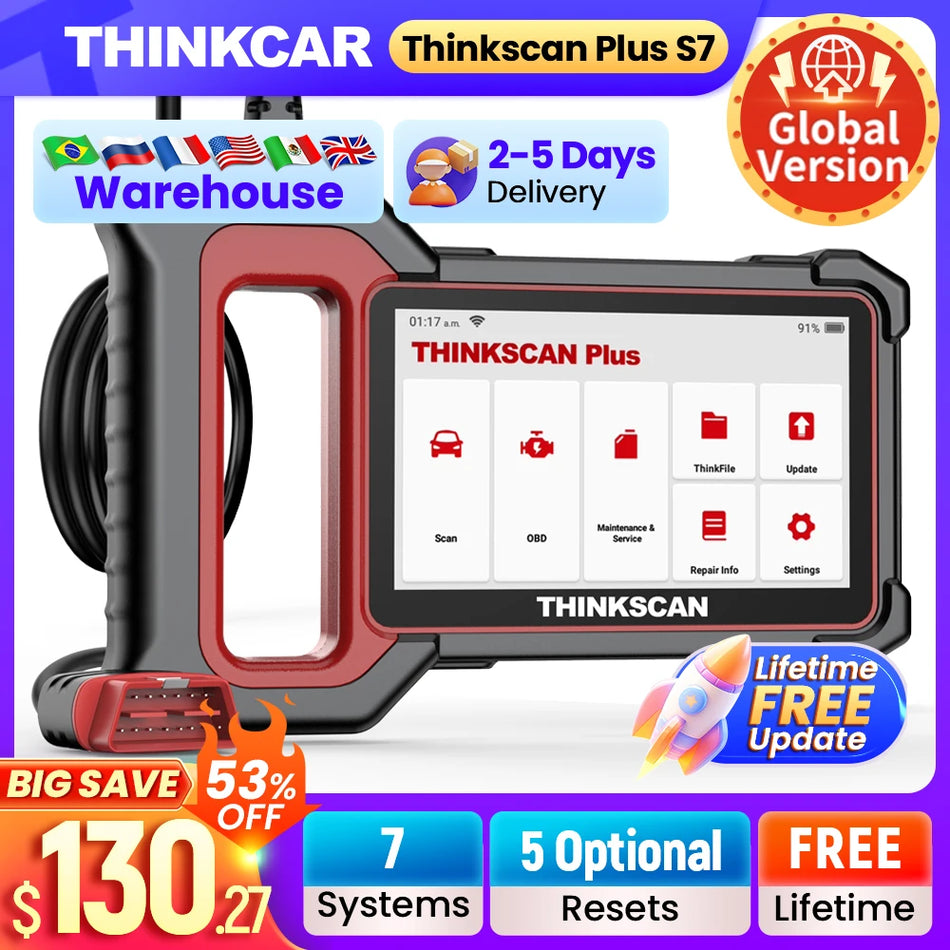 ThinkCar Thinkscan Plus S6 S7 OBD2 Scanner &ndash; Code Reader