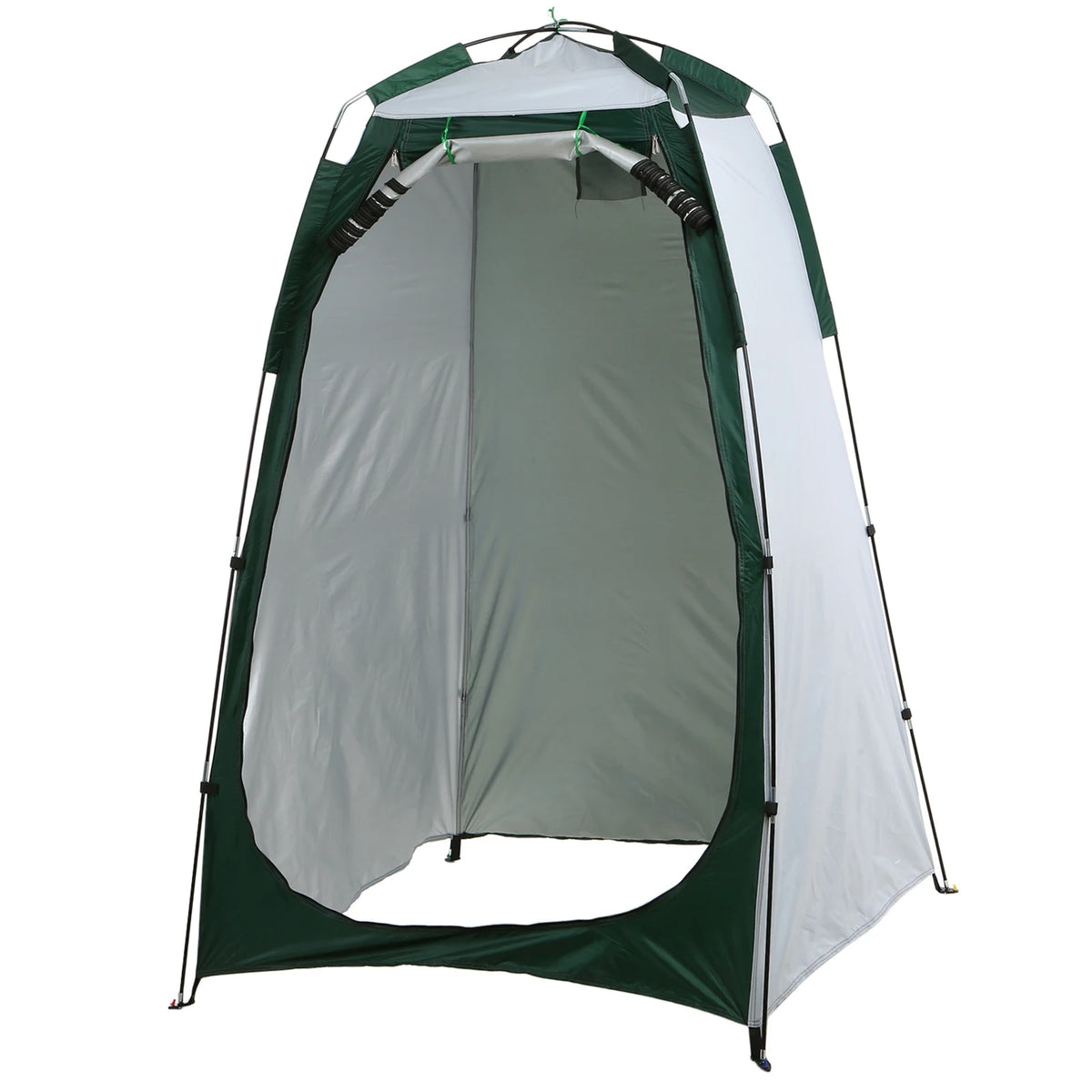 Privacy Shelter Tent &ndash; Portable Privacy Shelter With Window Green and Grey