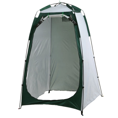 Privacy Shelter Tent &ndash; Portable Privacy Shelter With Window Green and Grey