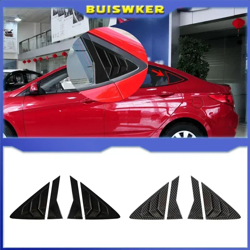 Hyundai Verna 2010 2016 Galinis Louver Dangtelis Anglies Pluoštas 2 Vnt