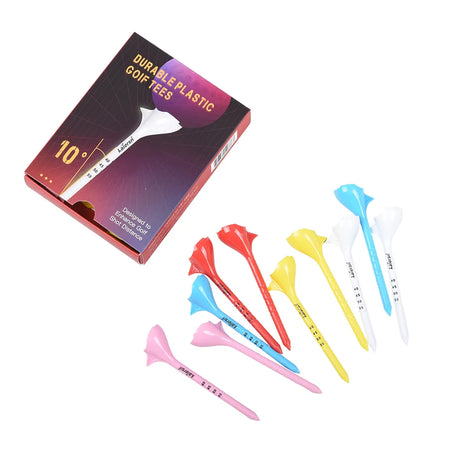 Kaiersn Golf Tees 10Pcs &ndash; Enhanced Shot Distance Design