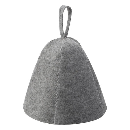 Thicken Wool Felt Sauna Hat &ndash; Hair Protection In Wet Steam grey