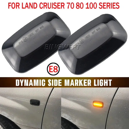 2PCS Turn Signal Light Blinker Indicator Lamp For Land Cruiser 80 Series 1990-1997 For Land Cruiser 100 Series 1998-2007 by InterCyprus Trading Ltd