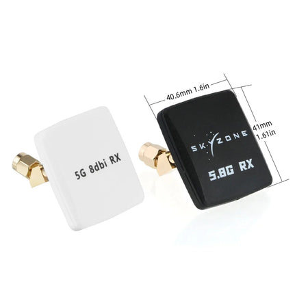 RC FPV Receiver 5.8G 5G 8DBI High Gain Flat Panel & 5.8G Mushroom FPV Antenna for FPV Goggles SKY04X 04O PRO Receiver RC Drones by InterCyprus Trading Ltd