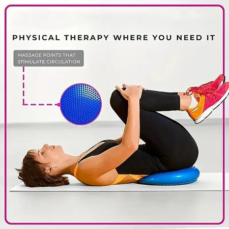 QzeUpwardSpirit Thickened Balance Pad Yoga Massage Seat Cushion