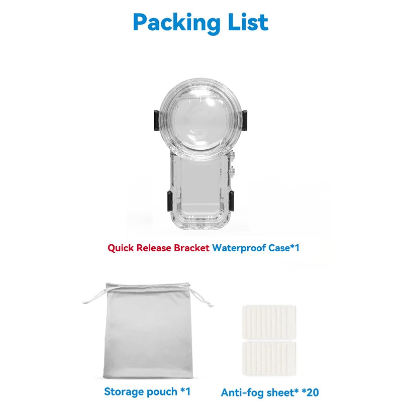 Invisible Dive Case for Insta360 X5 &ndash; Durable Waterproof Protection B
