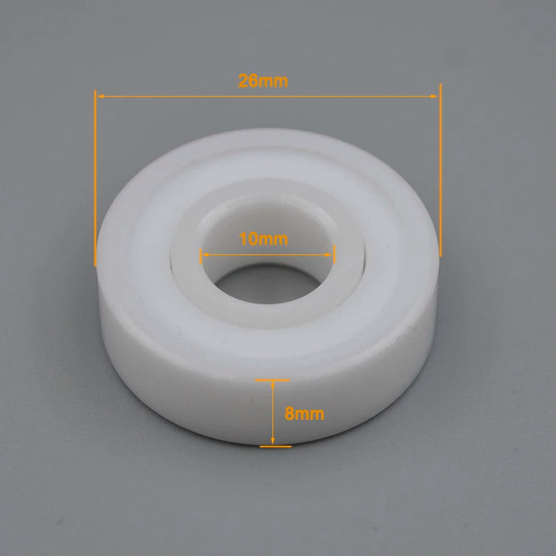 Ceramic Bearing 6000 Series 2RS &ndash; Ultra Low Friction 6000-2RS 10x26x8mm / CHINA