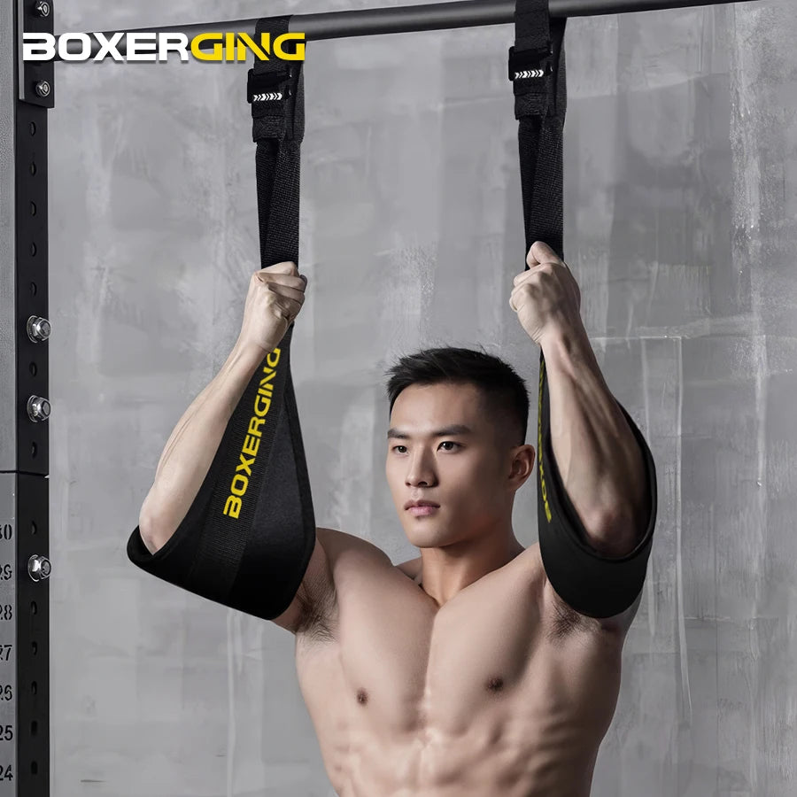 Cinto de Músculos Abdominais com Slinges AB Pendurados para Pull Ups e Treino