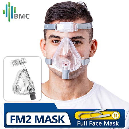 BMC FM2 Full Face Mask For CPAP Bipap &ndash; Eco Elastic