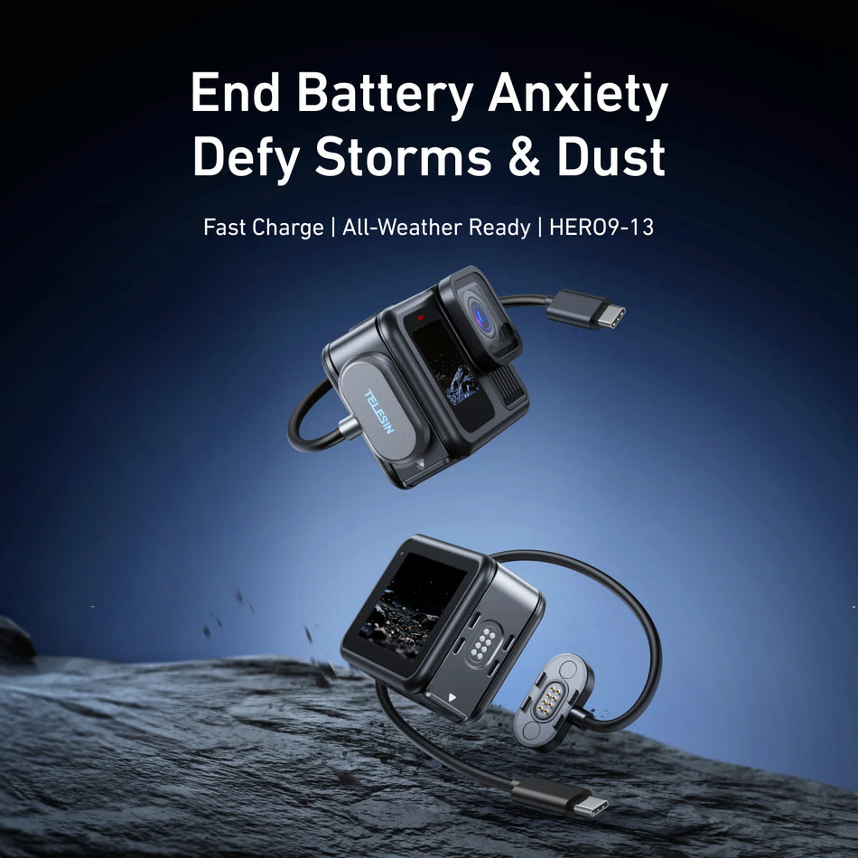 TELESIN Magnetic Waterproof Side Cover Kit - Easy Removable