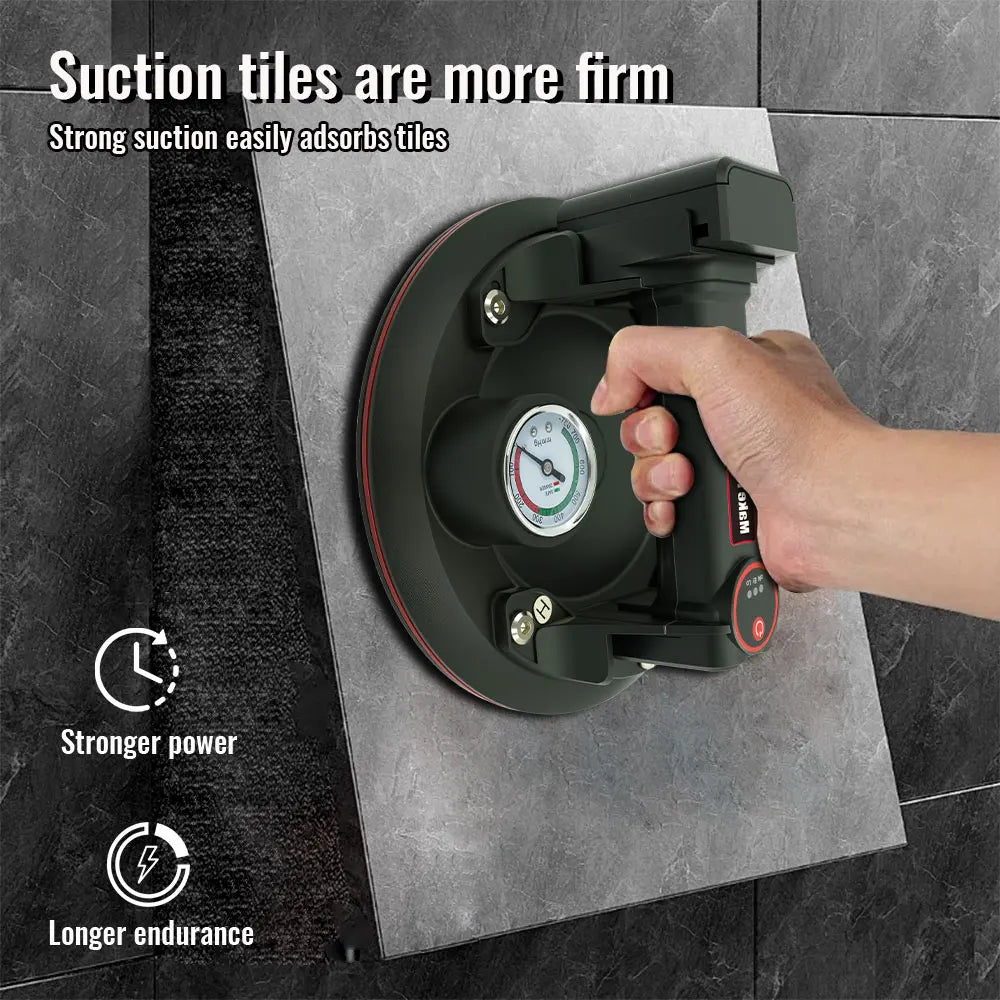 8 Inch Vacuum Suction Cup With Gauge &ndash; Long Life Battery