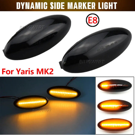 LED Turn Signal Light Dynamic Side Marker Fender Sequential Lamp For Toyota Yaris Vitz XP90 RAV4 XA30 MK3 Auris E150 Corolla by InterCyprus Trading Ltd