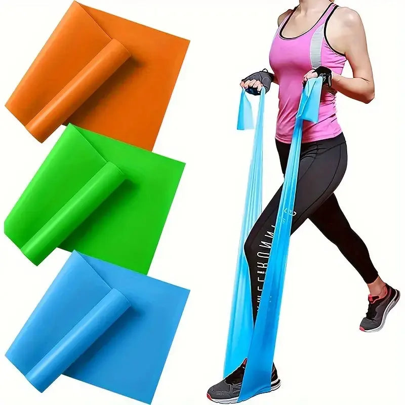 Yoga Tension Belt 3-Piece Set, Elastic Resistance Bands for Strength Training