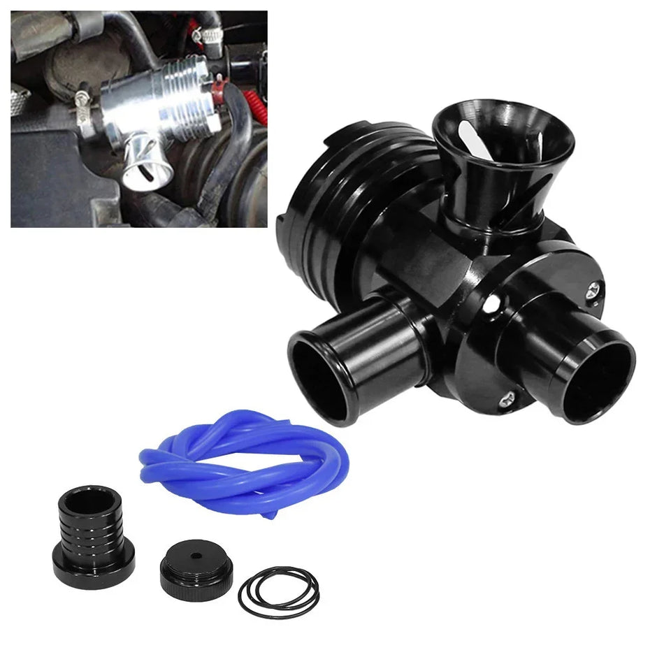 Válvula de descarga BOV S Diverter para Volkswagen GTI Jetta Audi motores 1.8T 2.7T aluminio