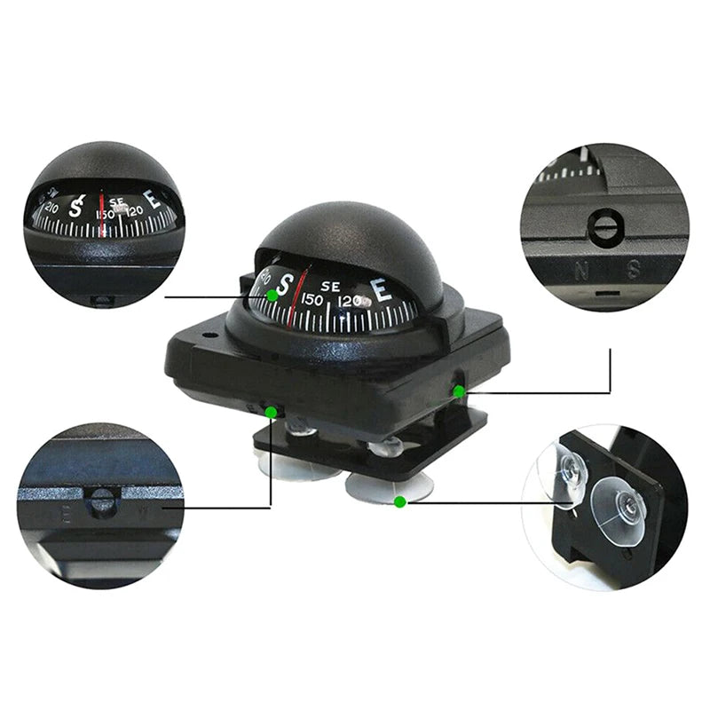 Outdoor Marine Boat Magnetic Compass For Navigation Sea Electronic ...