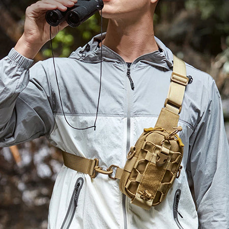 Tactical Sling Front Chest Bag &ndash; Water Bottle Pouch