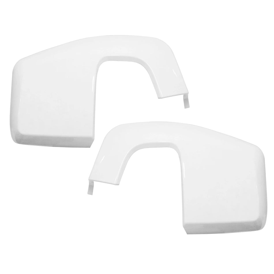 Białe osłony lusterek do Ford Transit Tourneo Custom V362 F3 FY FZ 2012-2020
