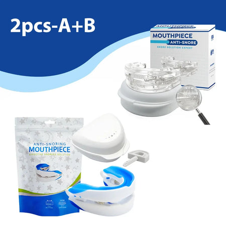 Mouthpiece Anti Snore Mouth Guard &ndash; Anti Snoring Aid 2pcs-AB