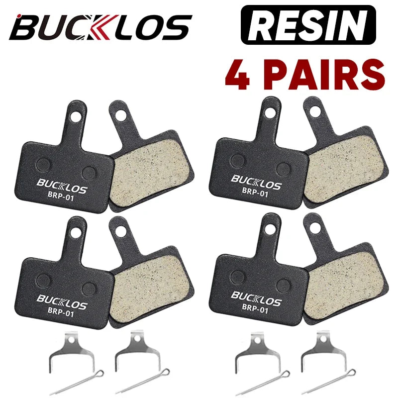 BUCKLOS BRP-01 Resin Disc Pad &ndash; Wear Resistant Disc Pad Resin 4Pairs