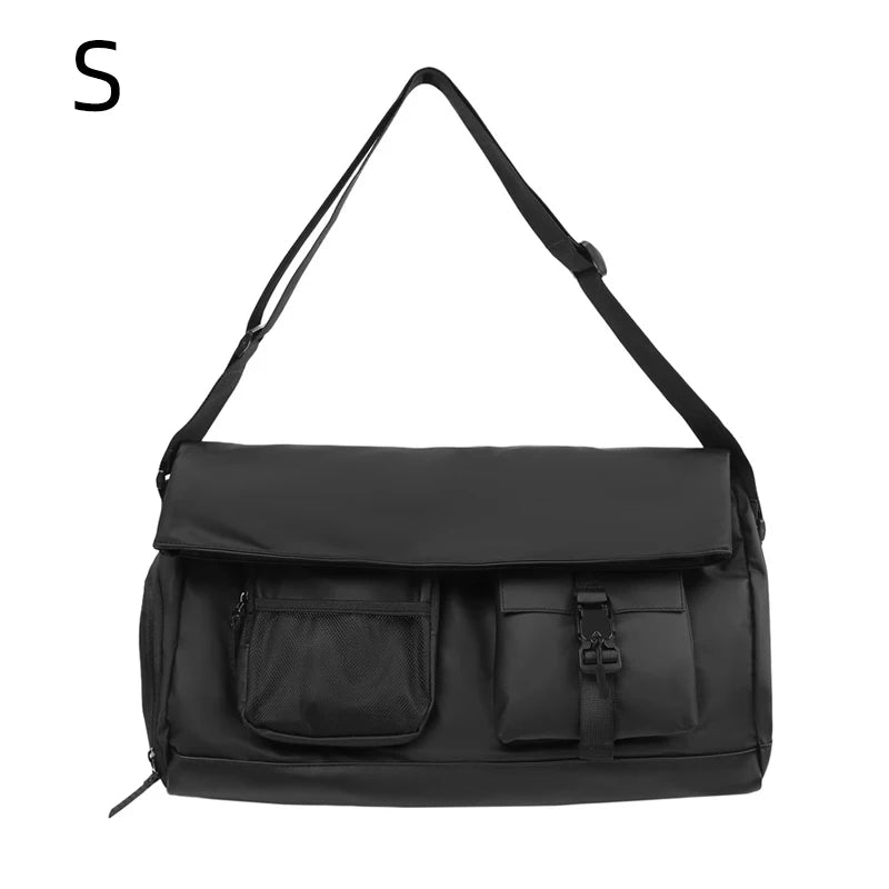 Gym Sports Shoulder Bag &ndash; AllInOne Dry Wet Compartment Black S