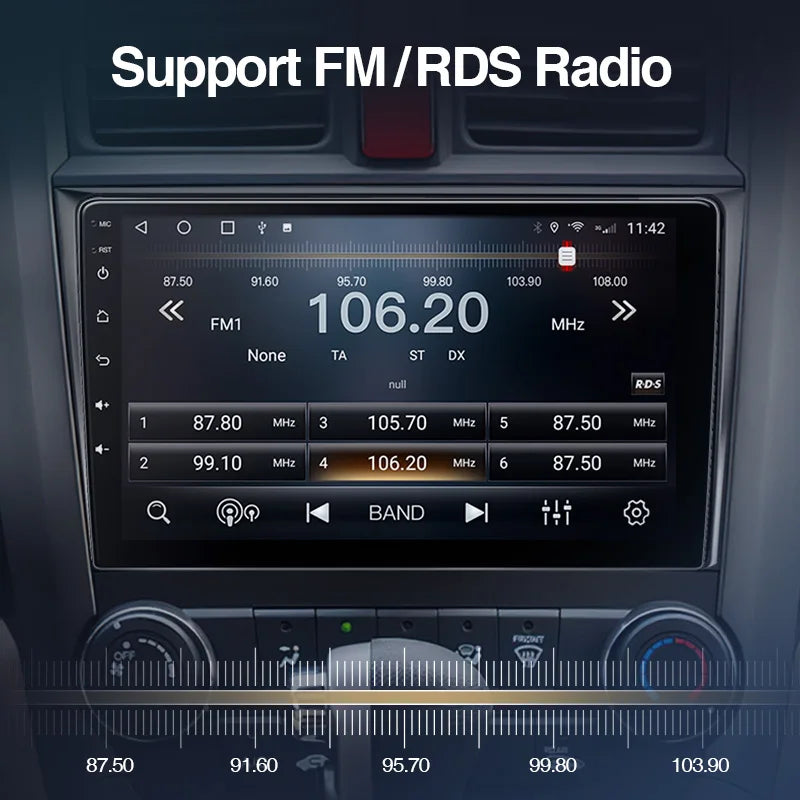 AKAMATE 9Inch Android Car Radio 2 Din &ndash; WiFi Bluetooth GPS