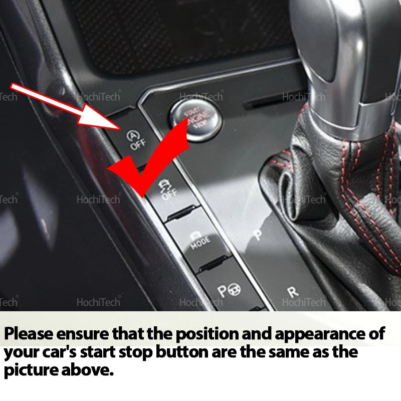 Dzinēja Stop Start izslēgšanas slēdzis Volkswagen VW Polo MK6