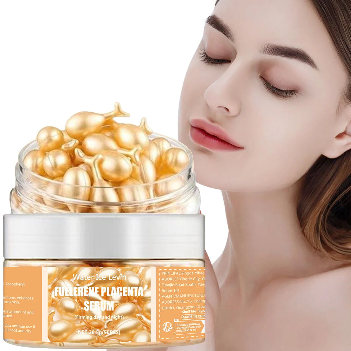 Water Ice Levin Collagen Face Care Capsules &ndash; Moisturizing and Whitening Formula
