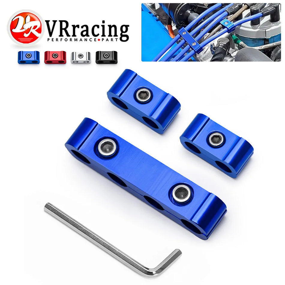 Araba Ateşleme Tel Klipsi Alüminyum Alaşım 3 Paket 8mm 9mm 10mm Kablolar için