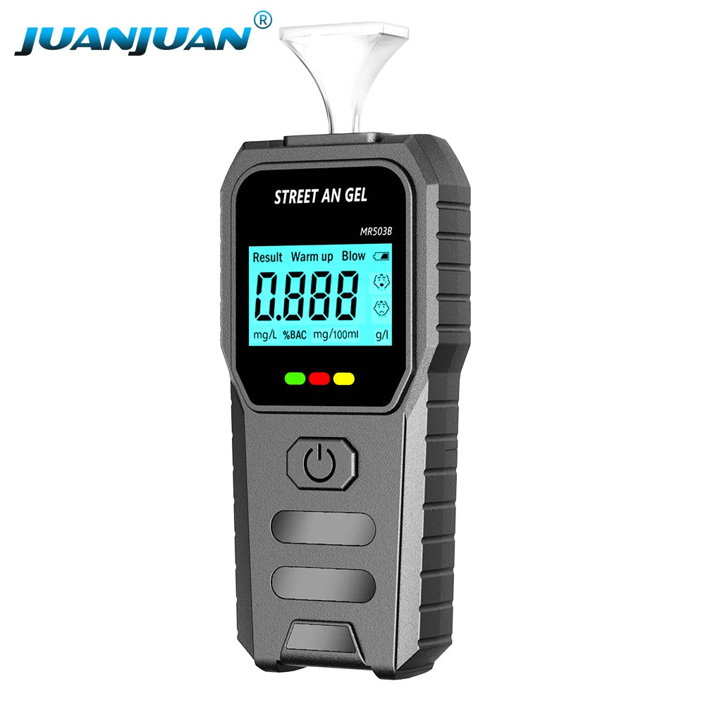 LCD Display Alcohol Tester &ndash; Voice Broadcast Enabled