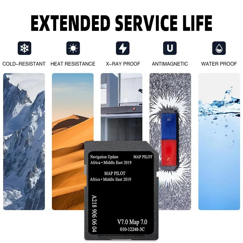 Mercedes SD Card A2189060604 V7 &ndash; Africa Map Upgrade