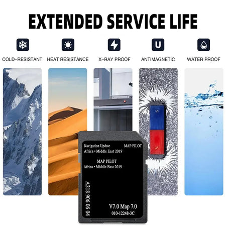 Mercedes SD Card A2189060604 V7 &ndash; Africa Map Upgrade