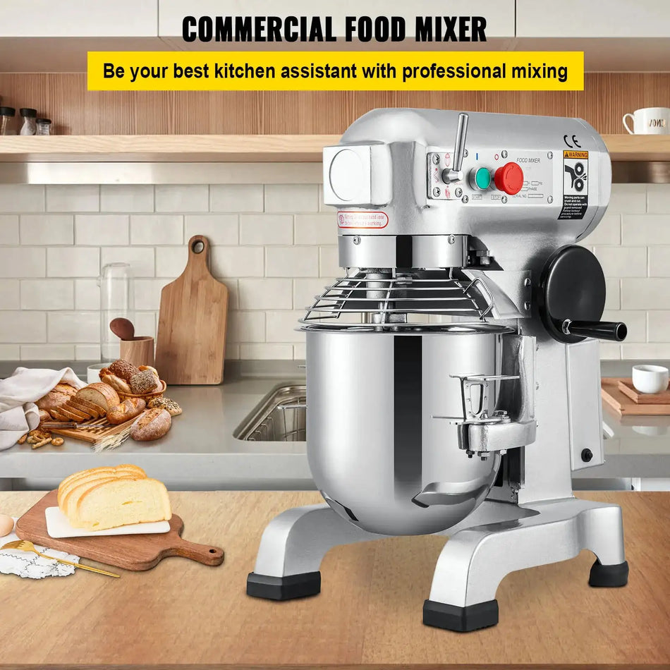10 To 30L Commercial Dough Mixer Stainless Steel
