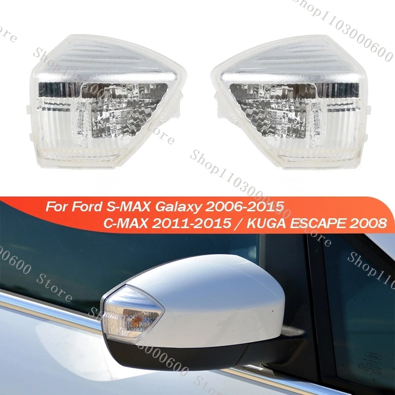 Exterior Side Mirror Turn Signal Lamp for Ford S-MAX Galaxy C-MAX Kuga Escape
