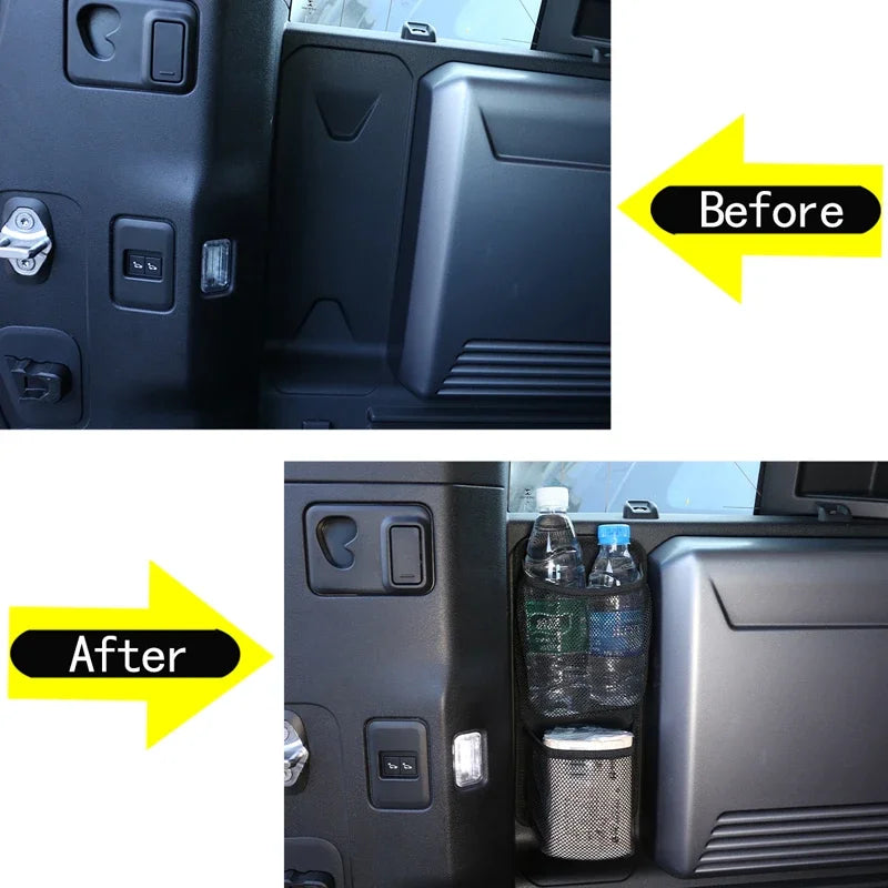 Land Rover Defender Trunk Net Storage Box Oxford Cloth Črna