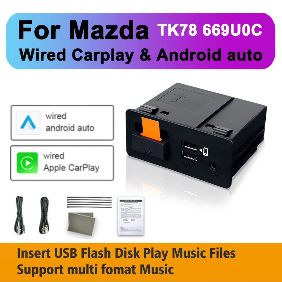 Kit Hub USB pentru CarPlay și Android Auto Mazda CX-5, Upgrade OEM