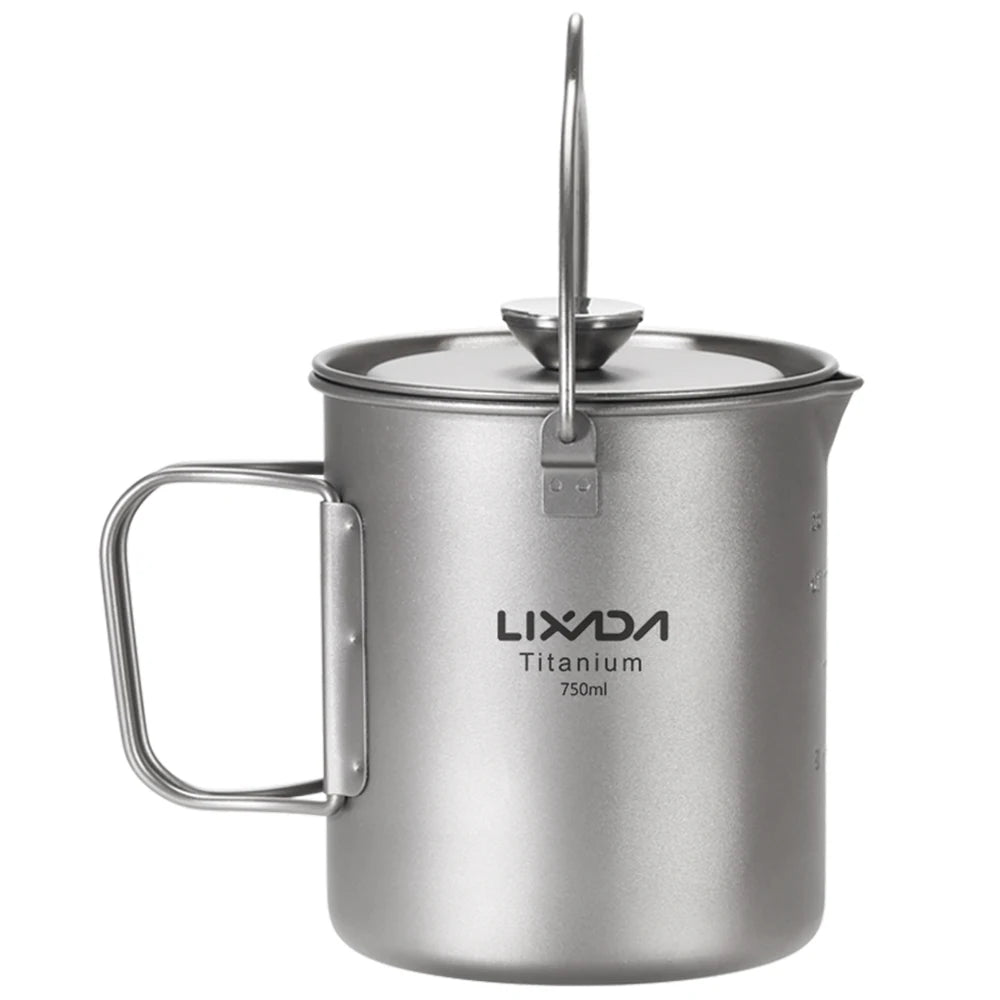 Lixada Titanium Coffee Cup Mug &ndash; Ultra Lightweight