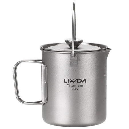 Lixada Titanium Coffee Cup Mug &ndash; Ultra Lightweight
