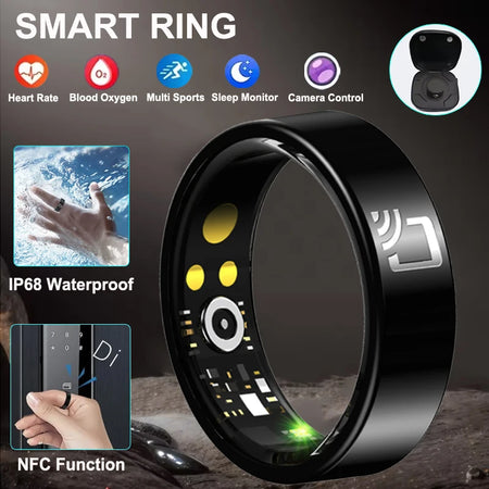 Luxuglow Smart Ring R20NFC &ndash; Heart Rate And SpO2 Tracker