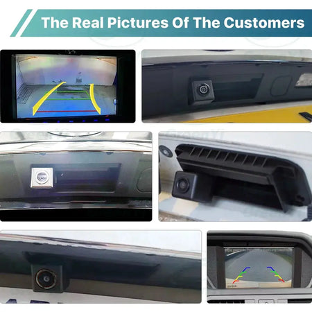 AHD 1080P Trajectory Vehicle Reverse Backup Trunk Handle Camera For Mercedes Benz C Class C180 C200 C260 MB W204 W205 S204 W212 by InterCyprus Trading Ltd