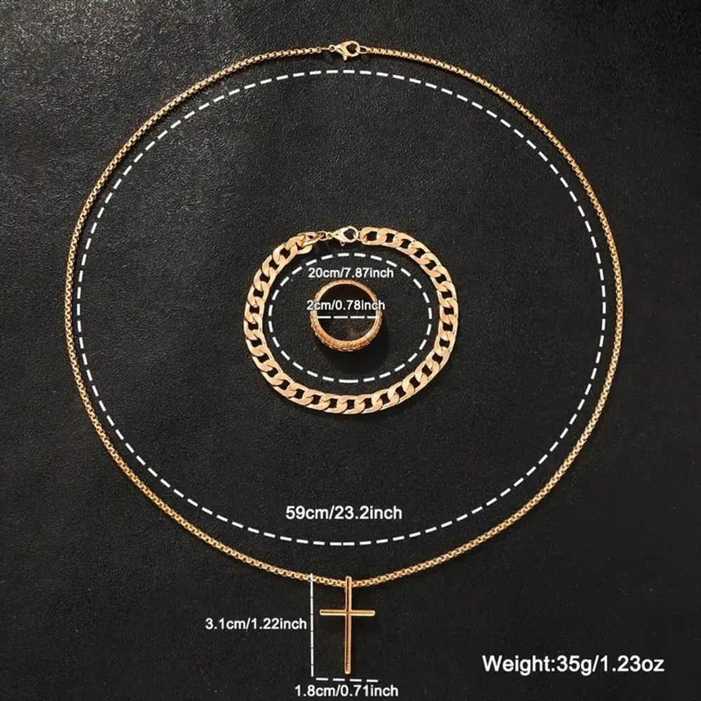 GAIETY Men's Luxury Stainless Steel Quartz Watch with Calendar