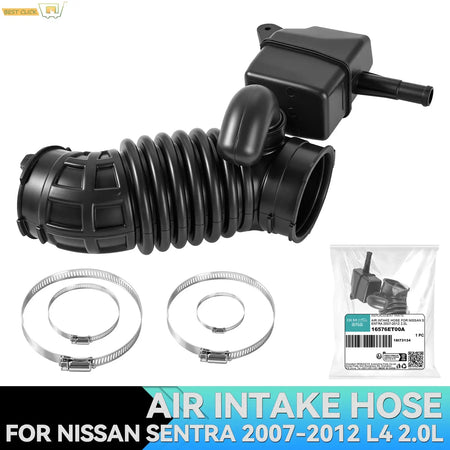 Engine Air Filter Intake Hose Tube for 2007 2008 2009 2010 2011 2012 Nissan Sentra 2.0L Replacement # 16576-ET000 16576-ET00A by InterCyprus Trading Ltd