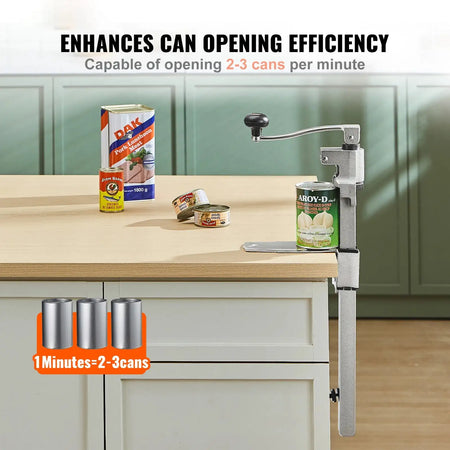 Commercial Table Can Opener With Adjustable Height