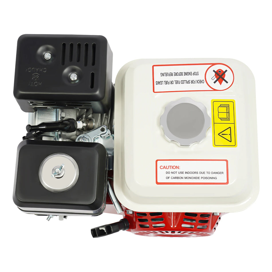 Kırmızı Yedi Beş HP 3kW Gaz Motoru 3600RPM Dört Zamanlı