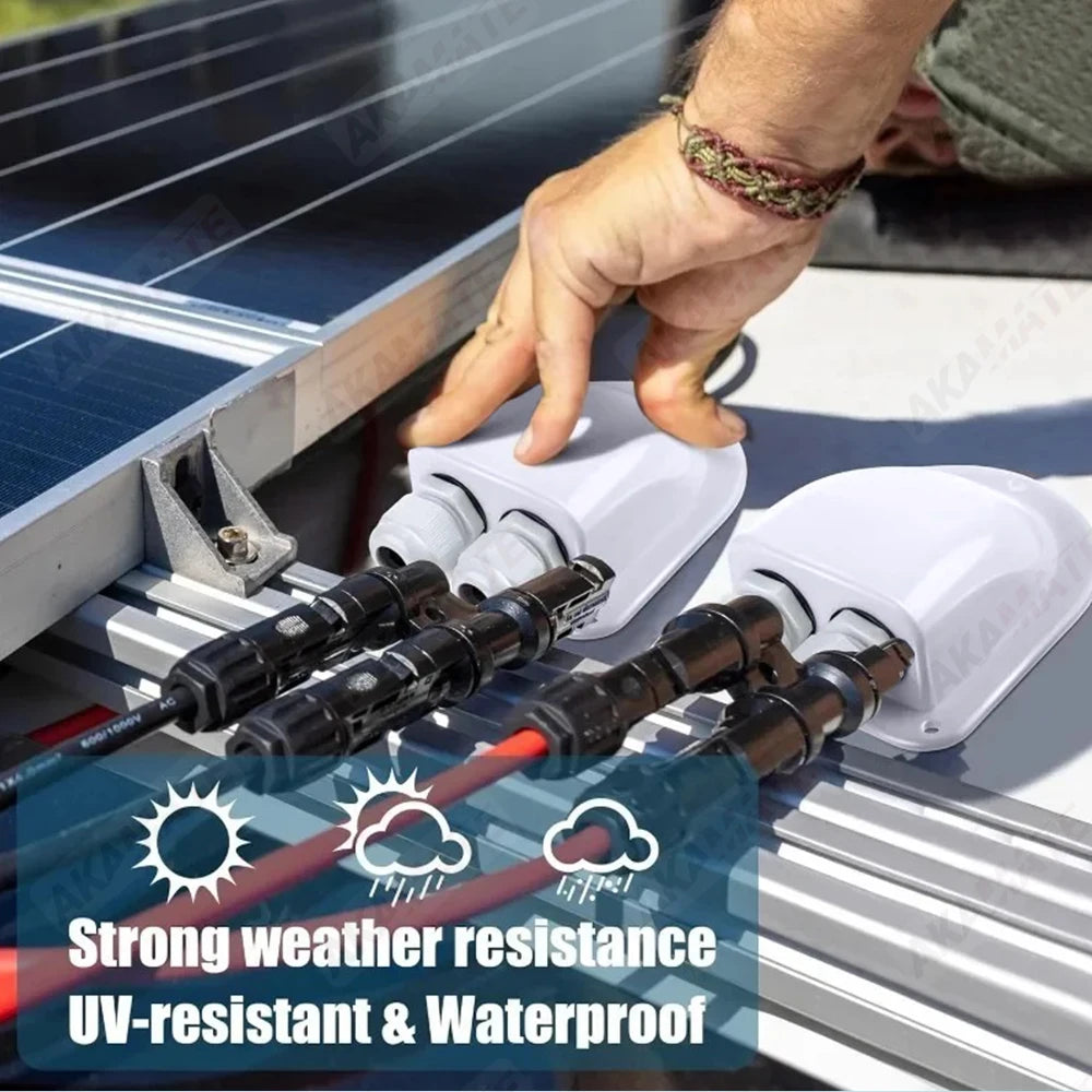 Solar Junction Box RV Waterproof &ndash; IP67 Cable Entry