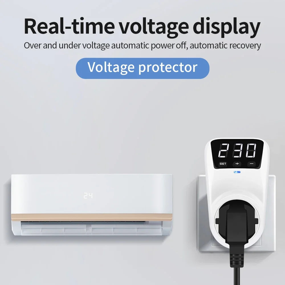 HLP02 Digital Voltage Protector &ndash; Overcurrent Protection