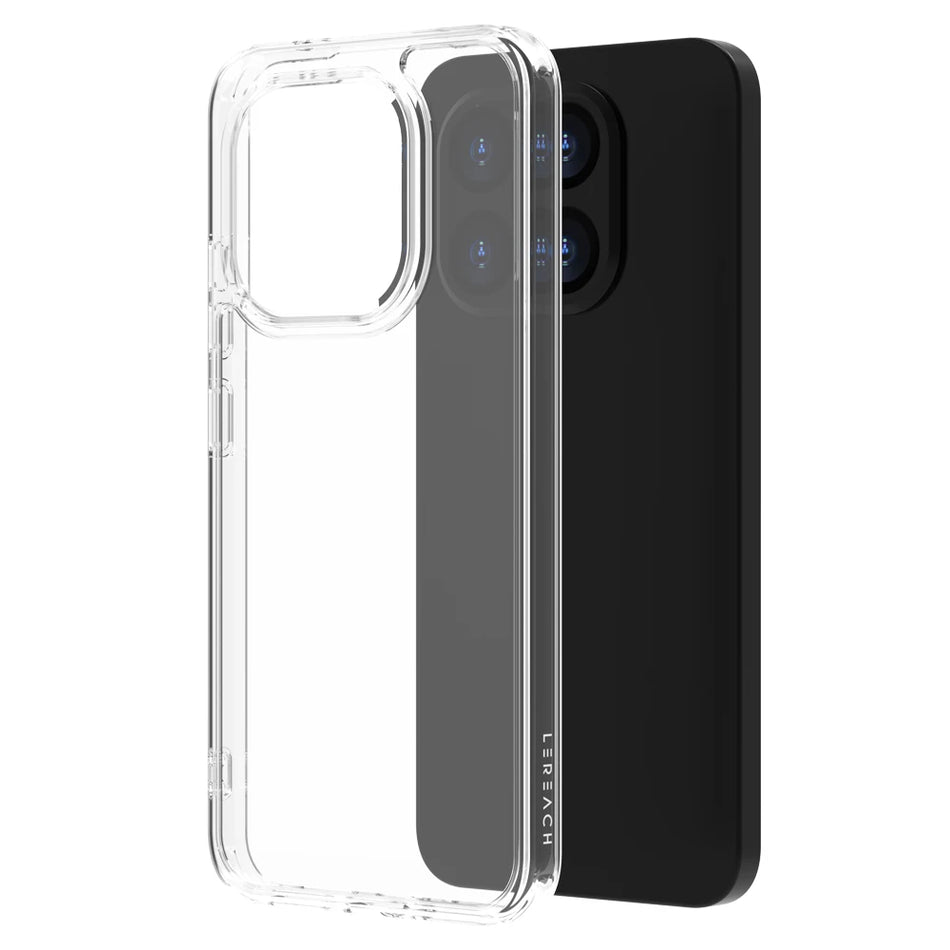 Prozoren TPU zadnji pokrov za Xiaomi Mi 15T Pro, zaščita proti prstnim odtisom, 360-stopinjska zaščita z okvirjem iz dveh materialov