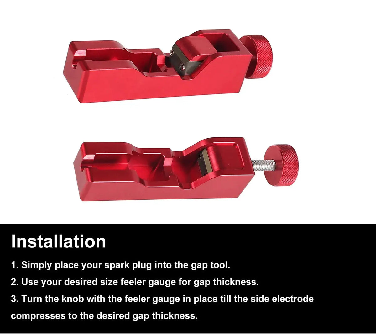 1pc Spark Plug Gap Tool Electrode Compression Universal Adjustable For 10mm 12mm 14mm 16mm High Turbo Power Kit by InterCyprus Trading Ltd