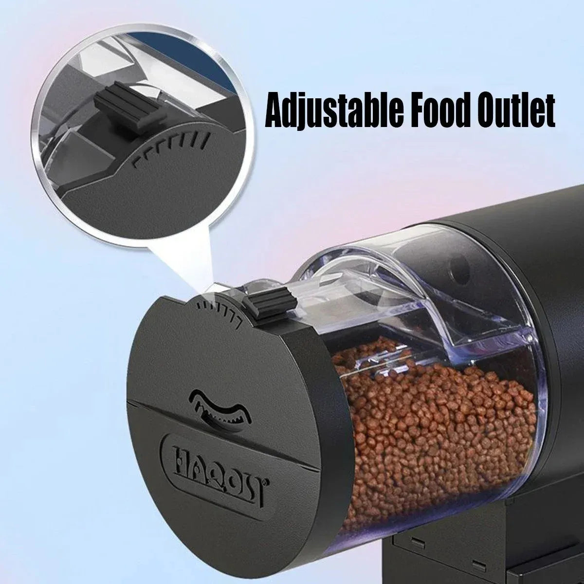 Automatic Fish Feeder for Aquariums - Easy Setup, 100ml Capacity
